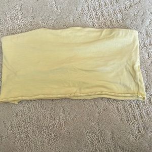 BABY YELLOW PACSUN TUBE TOP